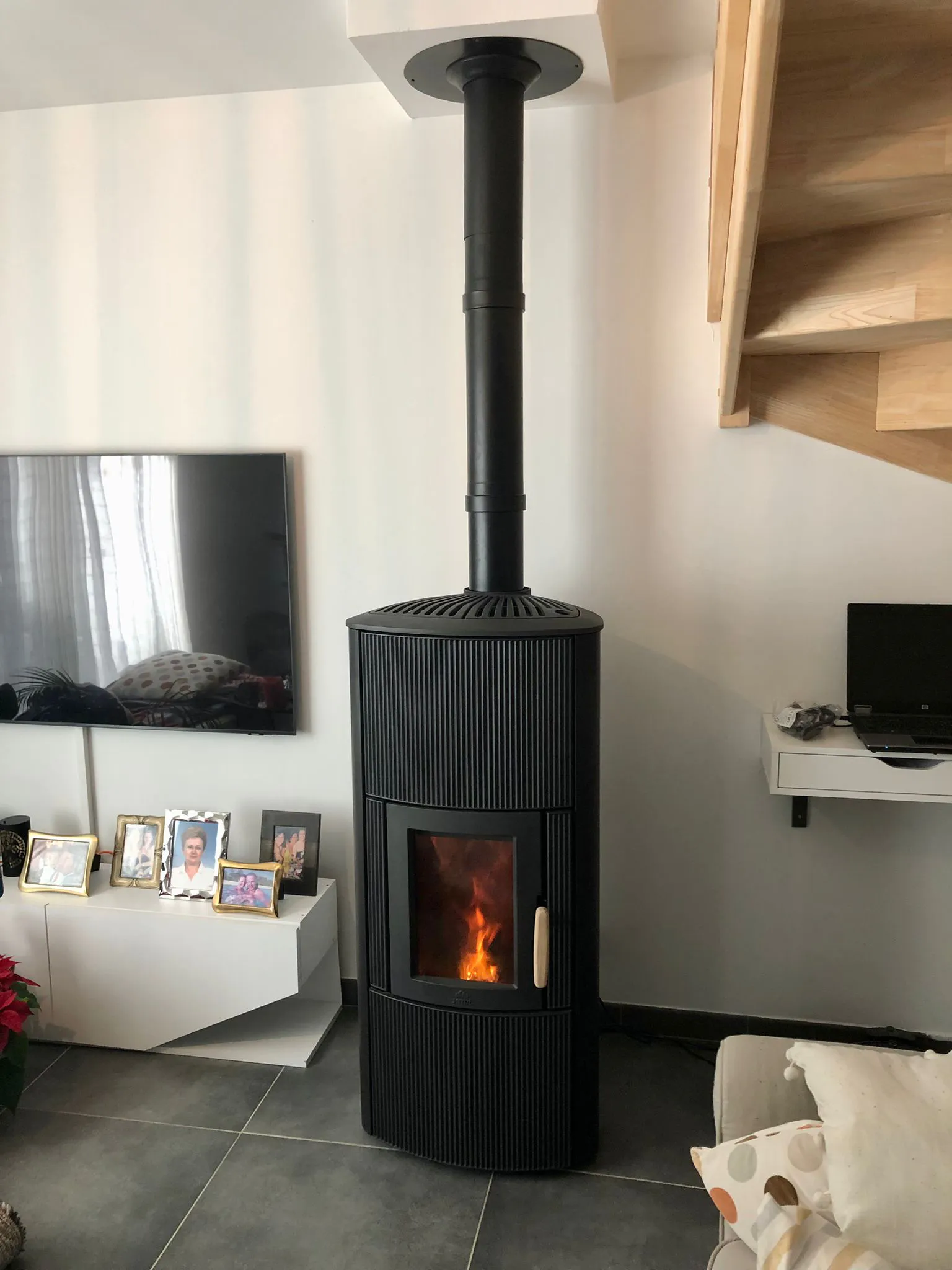 Photo d'une installation par Ambiance Feu chez un client