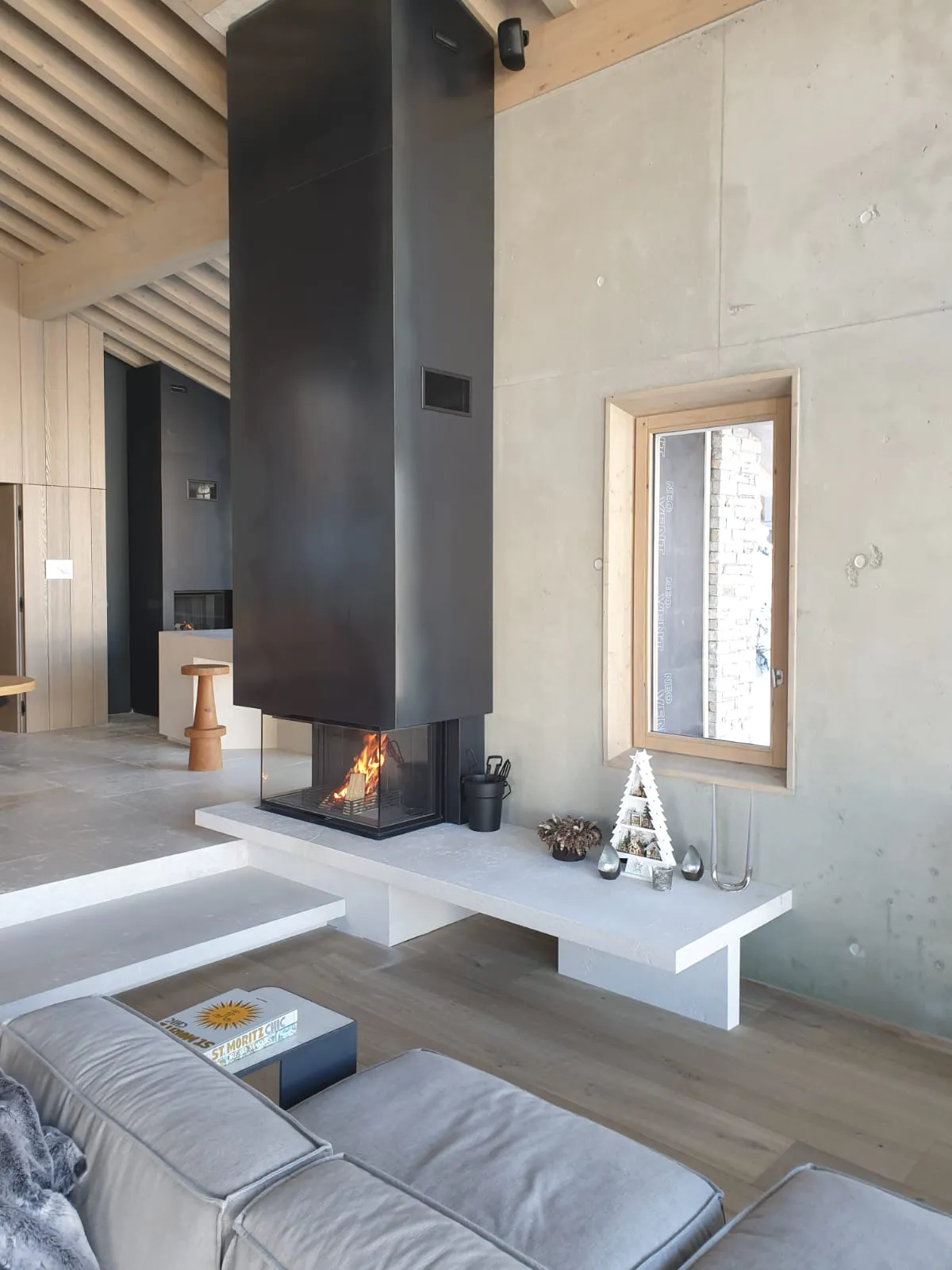 Photo d'une installation par Ambiance Feu chez un client