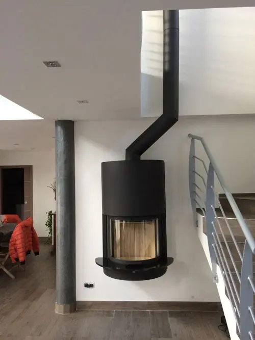 Photo d'une installation par Ambiance Feu chez un client