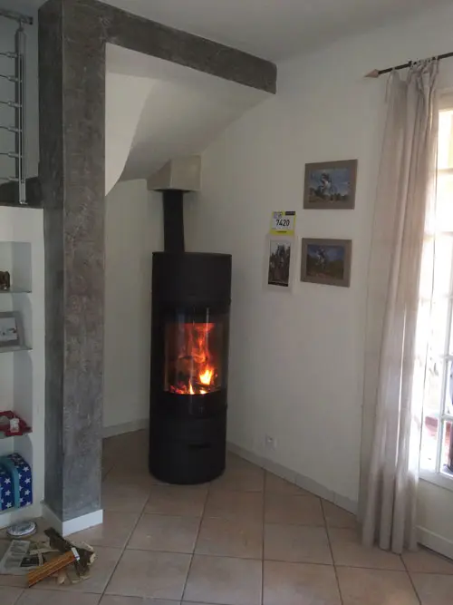 Photo d'une installation par Ambiance Feu chez un client