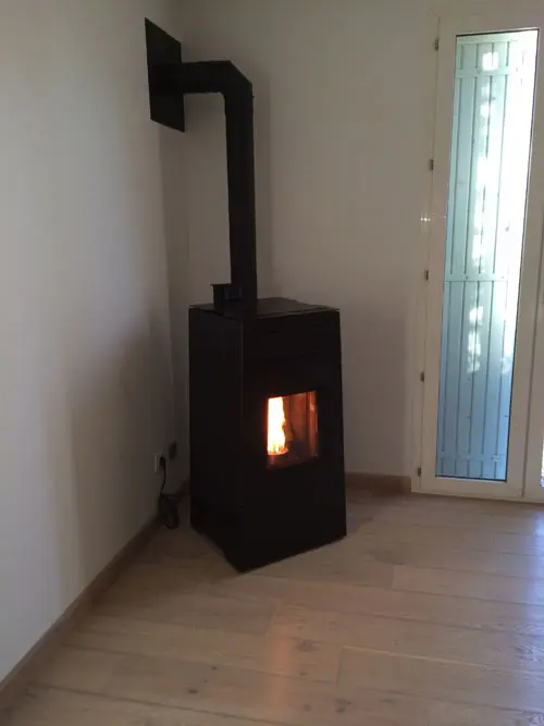 Photo d'une installation par Ambiance Feu chez un client