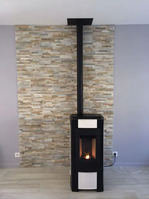 Photo d'une installation par Ambiance Feu chez un client