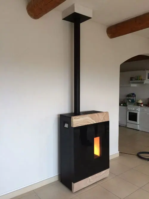 Photo d'une installation par Ambiance Feu chez un client