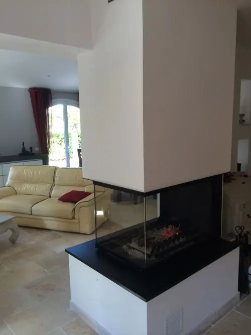 Photo d'une installation par Ambiance Feu chez un client