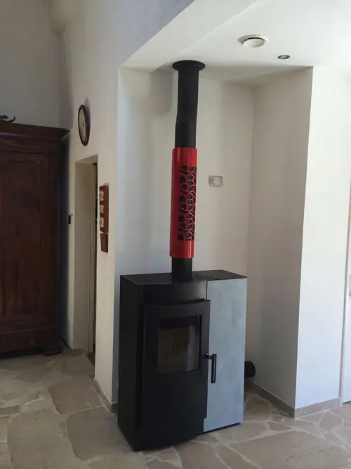 Photo d'une installation par Ambiance Feu chez un client