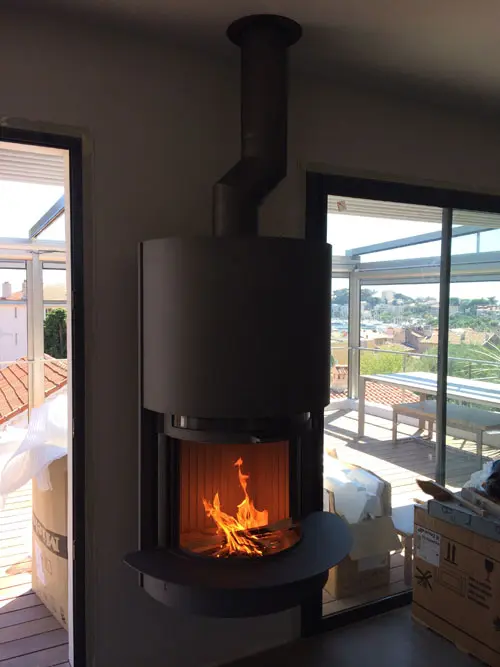 Photo d'une installation par Ambiance Feu chez un client