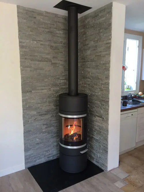 Photo d'une installation par Ambiance Feu chez un client